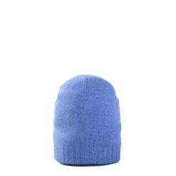 BERRETTO BICOLORE AZZURRO POLVERE E BLU In cashmere