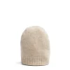 BERRETTO BICOLORE BIANCO E BEIGE In cashmere