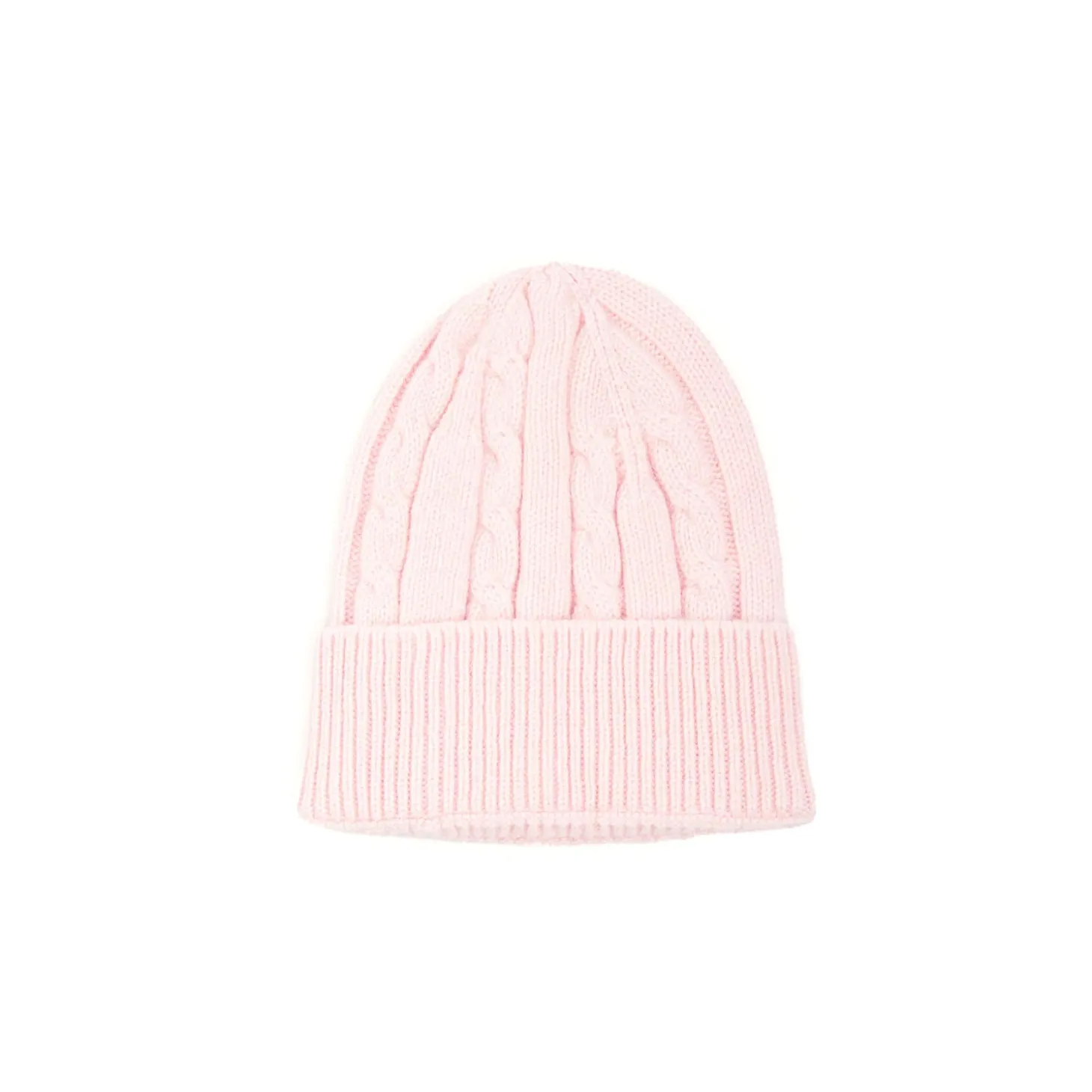 BERRETTO ROSA A trecce in cashmere
