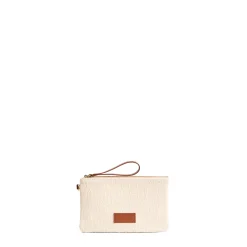 BORSA BEACH In canvas e pelle liscia
