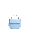 BORSA CLEO AZZURRA In pelle liscia