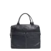 BORSA DA VIAGGIOBLU SCURO In pelle martellata