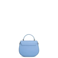 BORSA MINI CLEO AZZURRA In pelle liscia