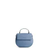 BORSA MINI CLEO AZZURRO POLVERE In pelle liscia