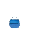 BORSA MINI CLEO BLUETTE In camoscio e cavallino