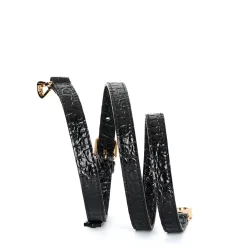BORSA MINI CLEO NERA Stampa coccodrillo