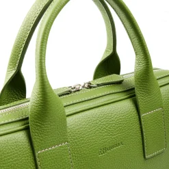 BORSA PORTA PC BORDEAUX In pelle martellata