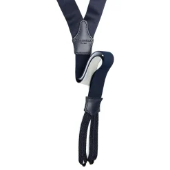 BRETELLE BLU SCURO In raso di seta 2,5 cm