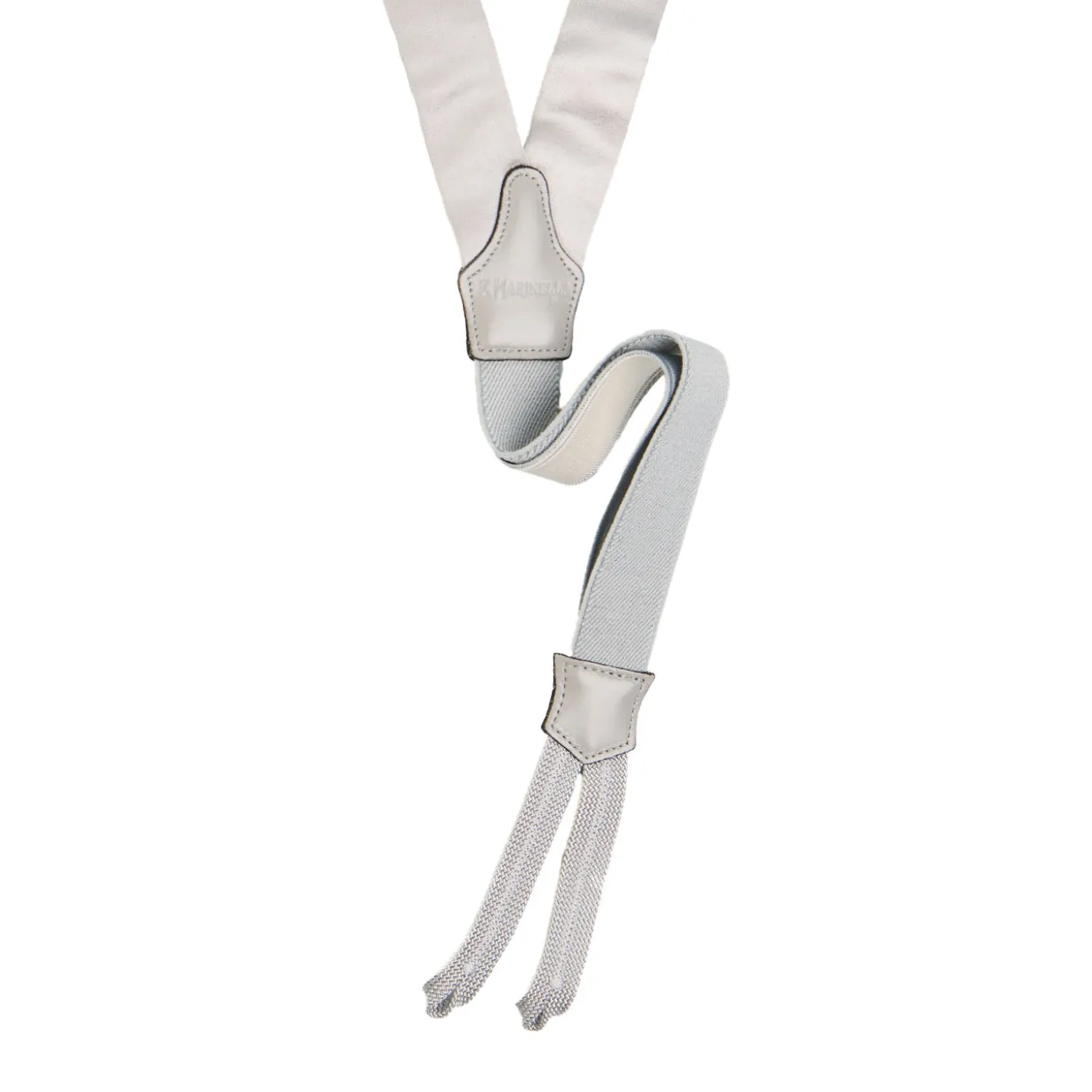BRETELLE COLOR PERLA In raso di seta 2,5 cm