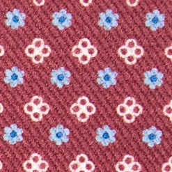 BRETELLE EM BORDEAUX Microfantasia fiore
