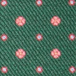 BRETELLE EM VERDE SCURO Microfantasia fiore