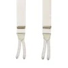 BRETELLE GRIGIO CHIARO In raso di seta 3,5 cm