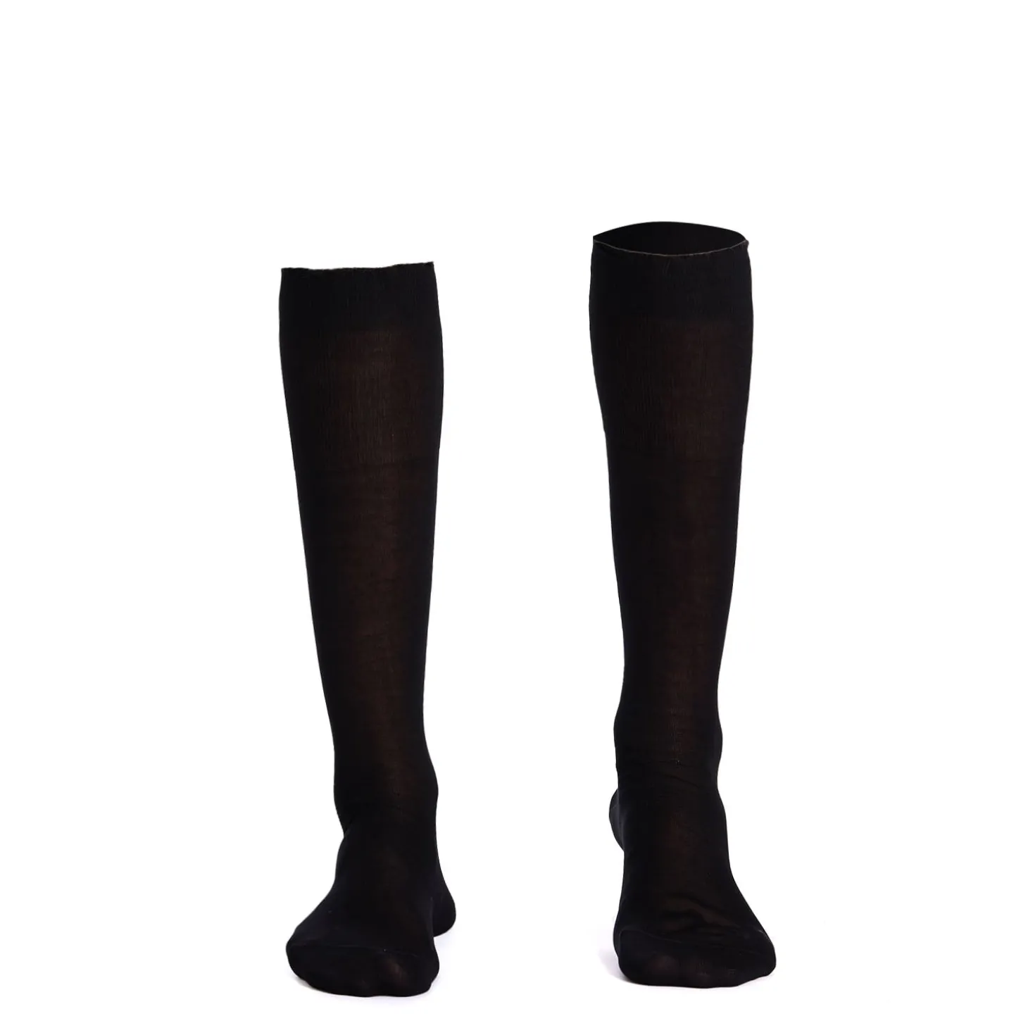 CALZINO LUNGO NERO In chiffon
