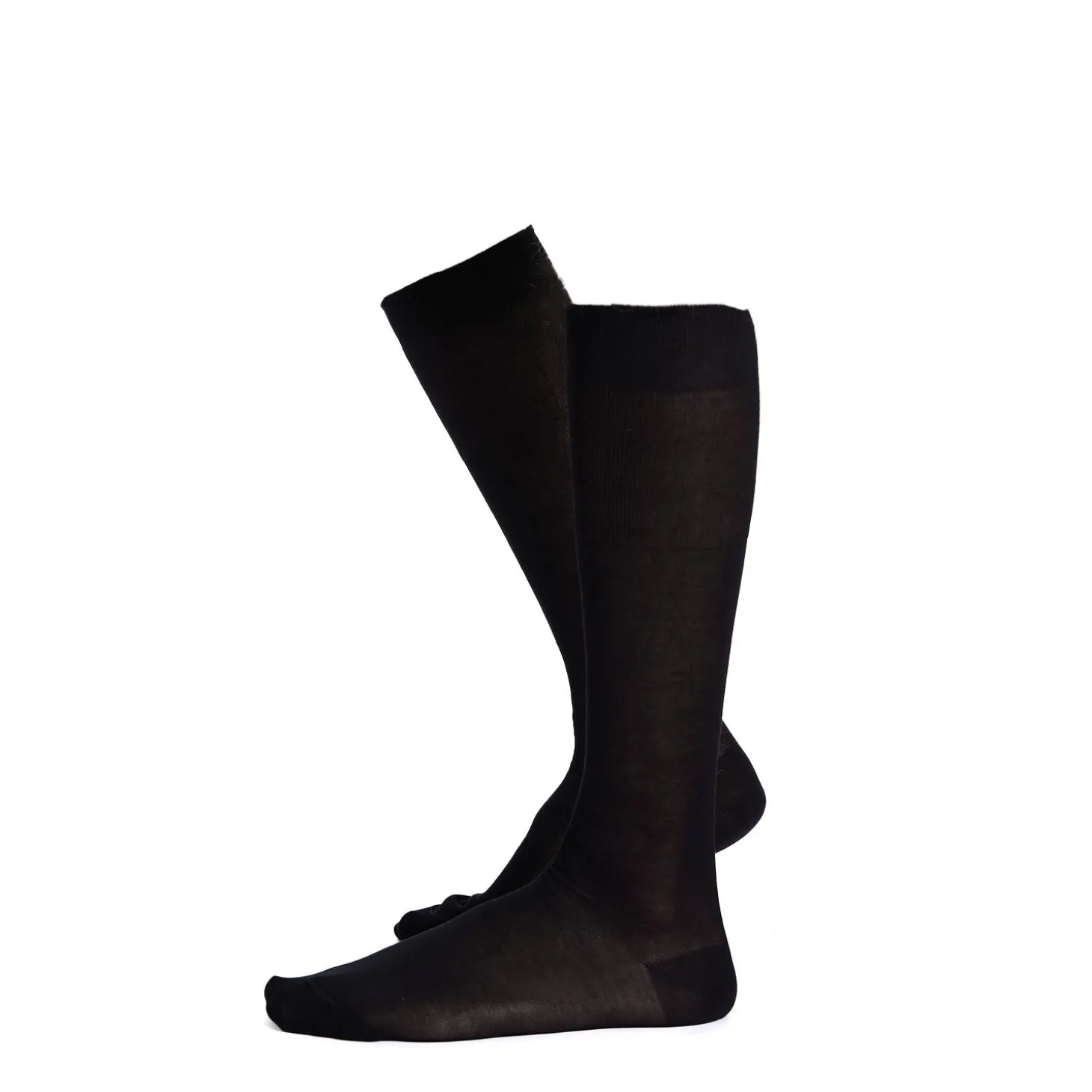 CALZINO LUNGO NERO In chiffon