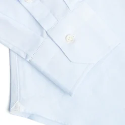 CAMICIA CLASSICA AZZURRA REGULAR In cotone popeline