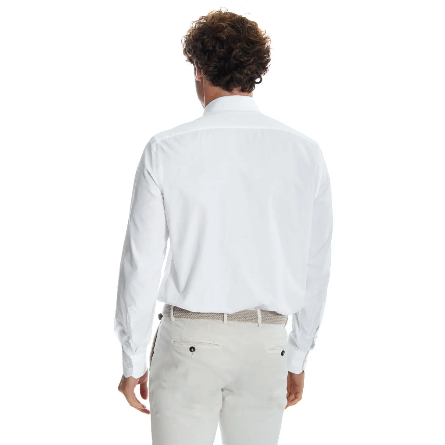 CAMICIA CLASSICA BIANCA REGULAR In cotone popeline