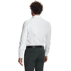 CAMICIA CLASSICA BIANCA SLIM In cotone popeline