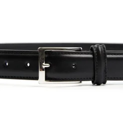 CINTURA CLASSICA NERA In pelle 30 mm