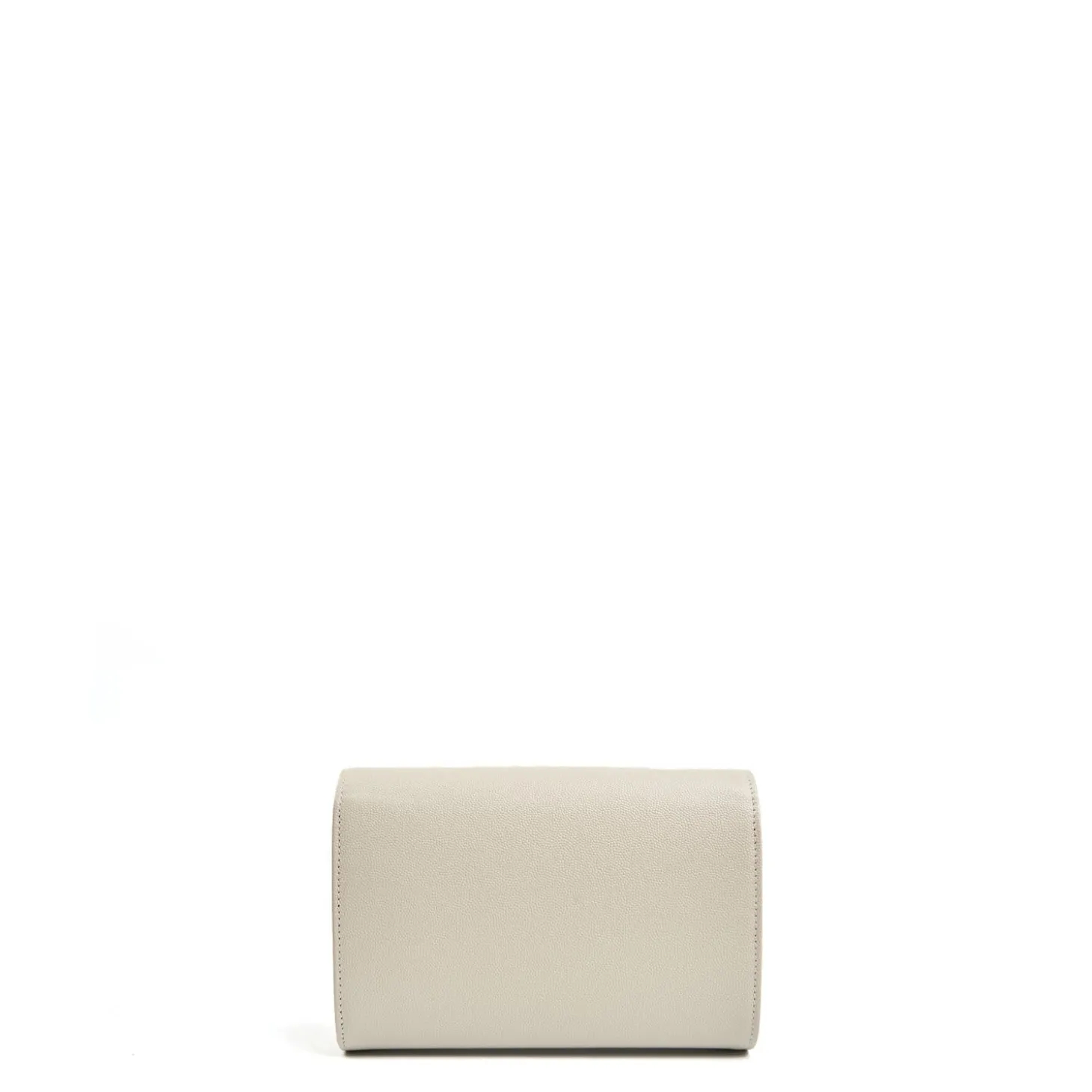 CLUTCH BAG BEIGE In pelle bottolata