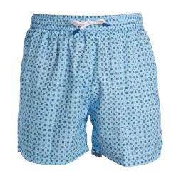 COSTUME DA BAGNO AZZURRO Macrofantasia fiore