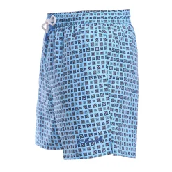 COSTUME DA BAGNO AZZURRO Macrofantasia fiore