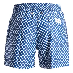 COSTUME DA BAGNO BLU Macrofantasia fiore
