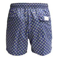COSTUME DA BAGNO BLU Macrofantasia fiore