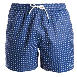 COSTUME DA BAGNO BLU Microfantasia fiore