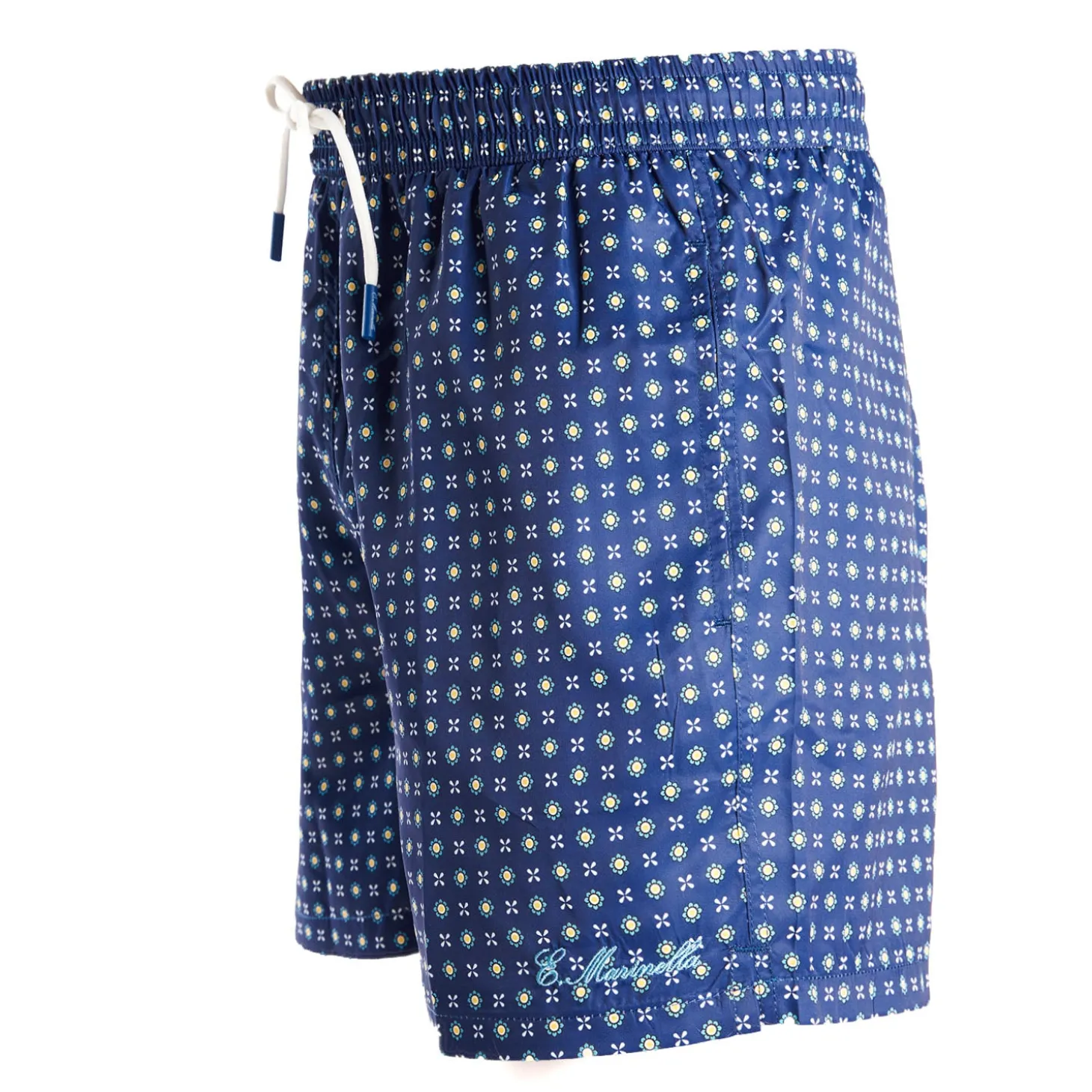 COSTUME DA BAGNO BLU Microfantasia fiore