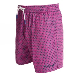 COSTUME DA BAGNO FUCSIA Macrofantasia fiore