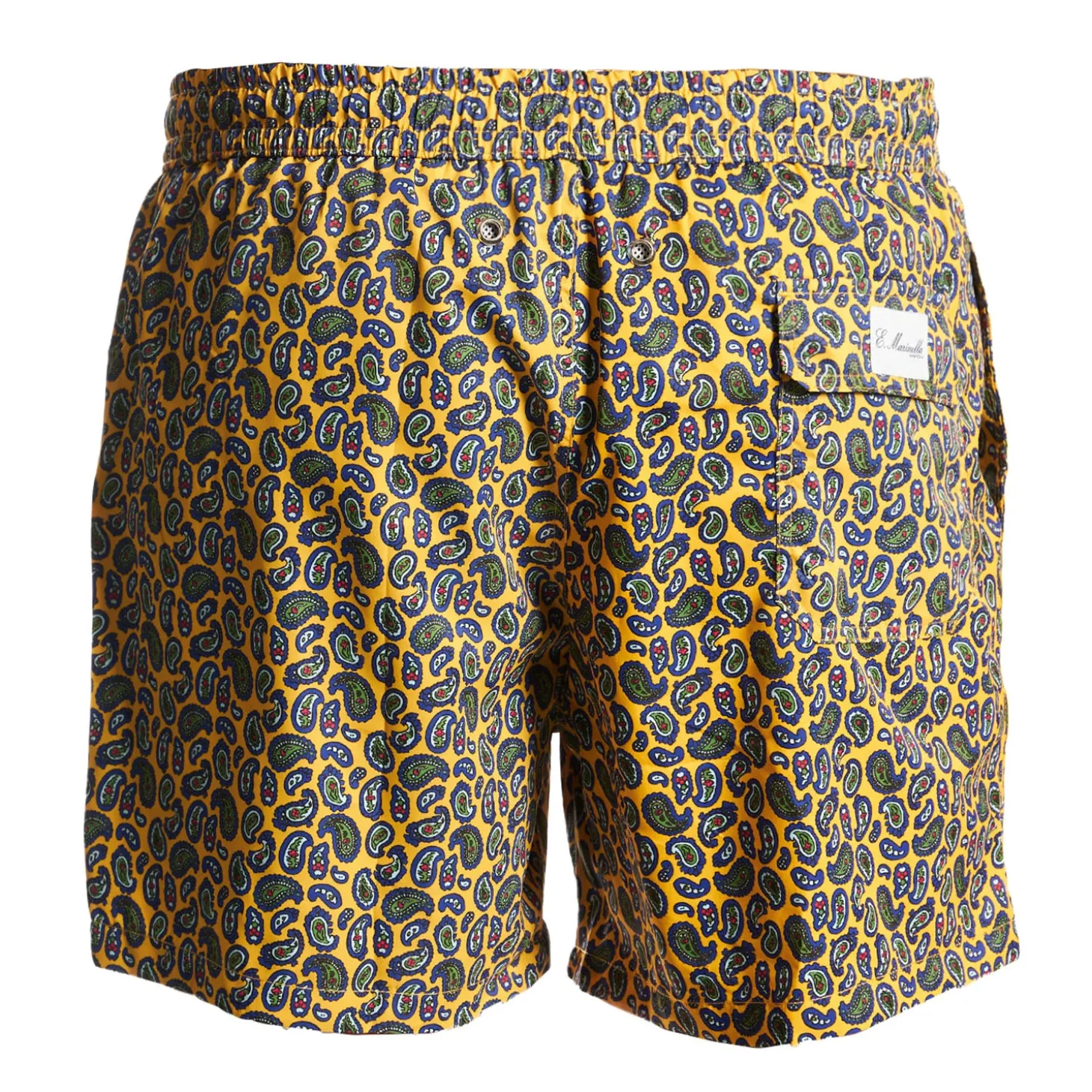 COSTUME DA BAGNO GIALLO Paisley