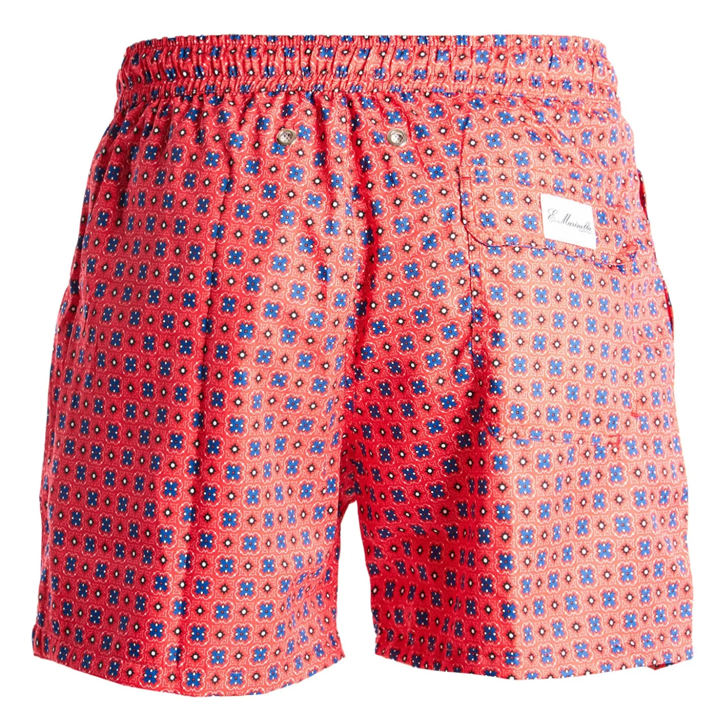COSTUME DA BAGNO ROSSO Macrofantasia fiore