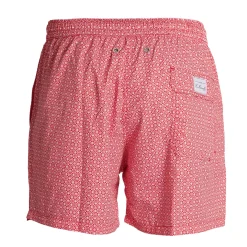 COSTUME DA BAGNO ROSSO Macrofantasia fiore
