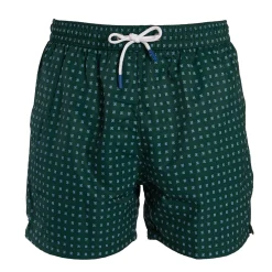 COSTUME DA BAGNO VERDE SCURO Macrofantasia fiore