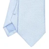 CRAVATTA CERIMONIA AZZURRA In seta jacquard