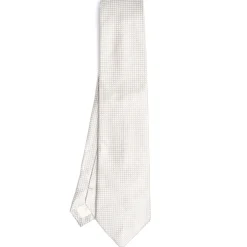 CRAVATTA CERIMONIA GRIGIO CHIARO In seta jacquard