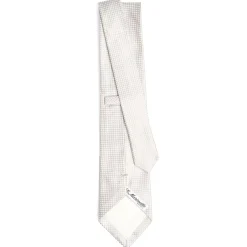 CRAVATTA CERIMONIA GRIGIO CHIARO In seta jacquard
