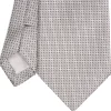 CRAVATTA CERIMONIA GRIGIO CHIARO In seta jacquard