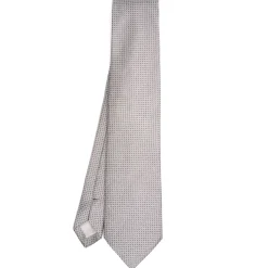 CRAVATTA CERIMONIA GRIGIO CHIARO In seta jacquard