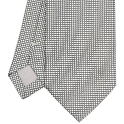 CRAVATTA CERIMONIA GRIGIO SCURO In seta jacquard