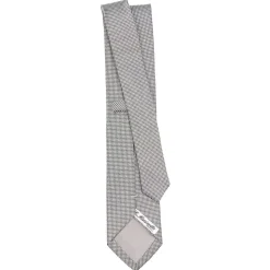 CRAVATTA CERIMONIA GRIGIO SCURO In seta jacquard