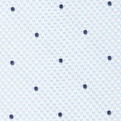 CRAVATTA CERIMONIA IN SETA JACQUARD AZZURRA Pois