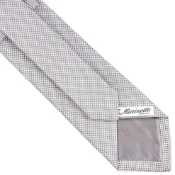 CRAVATTA CERIMONIA In seta jacquard grigio chiaro