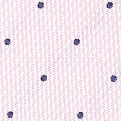 CRAVATTA CERIMONIA IN SETA JACQUARD ROSA Pois