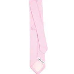 CRAVATTA CERIMONIA In seta jacquard rosa