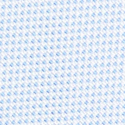 CRAVATTA CERIMONIA IN SETA JACQUARD AZZURRA Microfantasia geometrica