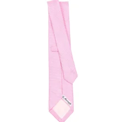 CRAVATTA CERIMONIA In seta jacquard rosa
