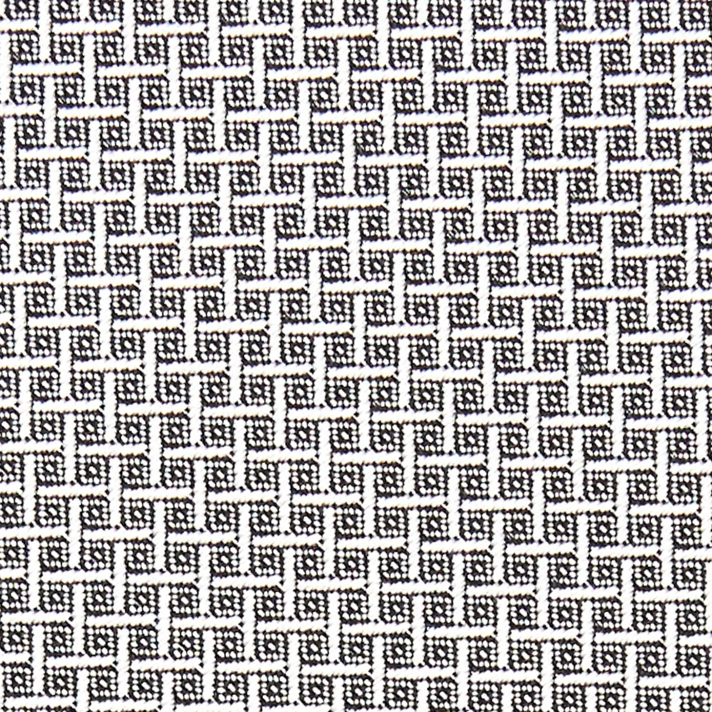 CRAVATTA CERIMONIA IN SETA JACQUARD GRIGIO CHIARO Microfantasia geometrica
