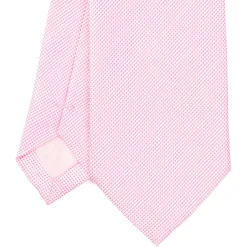 CRAVATTA CERIMONIA In seta jacquard rosa