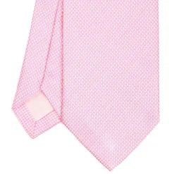 CRAVATTA CERIMONIA ROSA In seta jacquard
